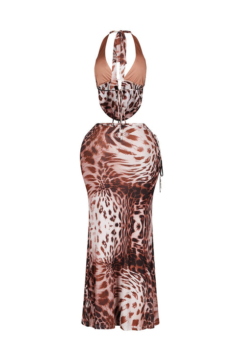 Wildmuse Halter Top & Skirt SET